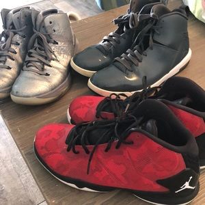 3 pairs of Jordan sneakers